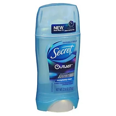 Outlast Completely Clean Antiperspirant-Deodorant Invisible Solid 2.6 Oz By Secr • $37.17