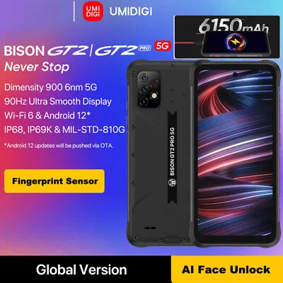 UMIDIGI BISON GT2 PRO 5G Phone Rugged Smartphone Android Mobile Waterproof  • $609.95