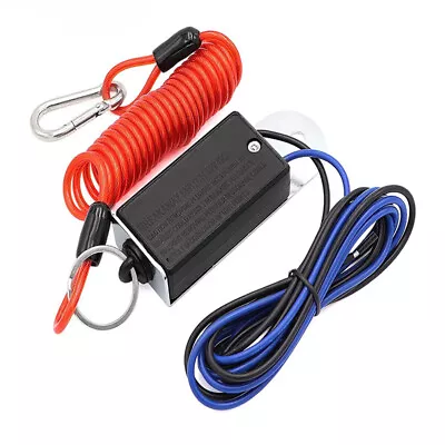 1x Electric Breakaway Switch Coiled Cable Fit For Trailer Towing Caravan • $25.55