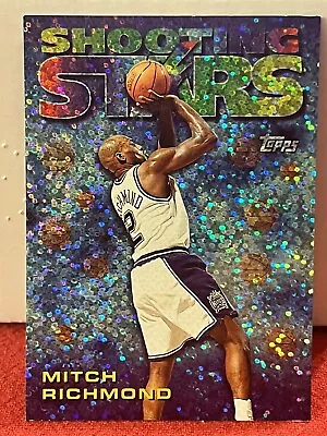 1997 Topps Mitch Richmond Shooting Stars Sparkle Insert #7 Sacramento Kings. • $1.99