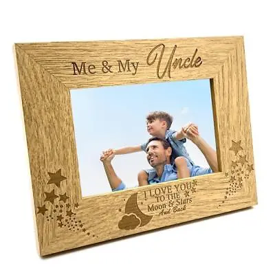 Me And My Uncle Love You To The Moon Photo Frame Gift FW147 • £12.98