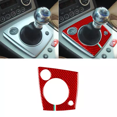 Red Carbon Fiber Automatic Gear Shift Trim For Alfa Romeo 159 Brera Spider 04-11 • $37.48