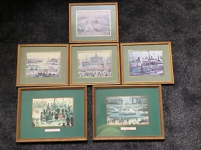 £70 • Buy 6  LOWRY PRINTS Over 40 Years Old. FRAMED Not Signed.