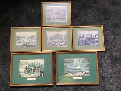 £70 • Buy 6  LOWRY PRINTS Over 40 Years Old. FRAMED Not Signed.