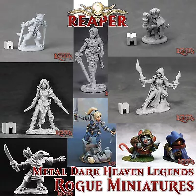 £9.99 • Buy Thieves & Rogues RPG Miniatures | Reaper Metal Player Character Minis