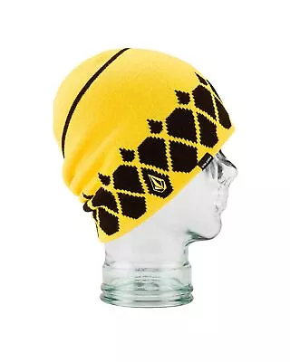 Volcom Billbrd Beanie Men's Hat Bright Yellow Small • $21