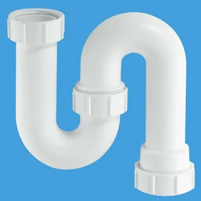 MASB10 1-1/4  Swivel S Trap 32mm 1.50  1-1/4  Deep 75mm Water Seal • £4.75