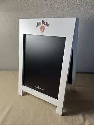 Jim Beam Bourbon Wood Table Top Display Menu Mini Chalkboard Sandwich Board *NEW • £19.27