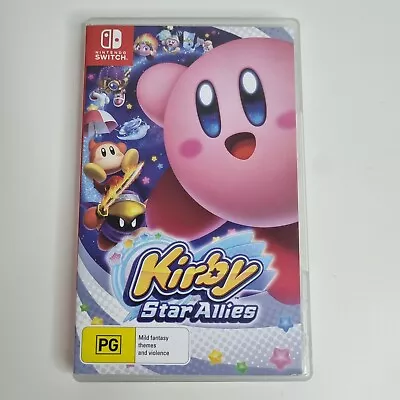 Kirby Star Allies Nintendo Switch 2018 VGC Tested & Working Free Tracked Post  • $79.95