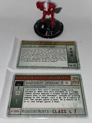 Rare MechWarrior Figure (WizKids 2007)  Valentine  Vixen AUG • $13