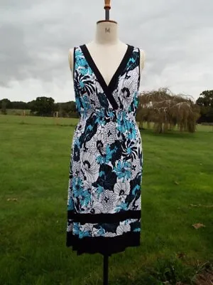 £18.50 • Buy Floral Print Sleeveless Sun Beach Midi Dress M&S BEACHWEAR Size 18 BNWOT RRP £28