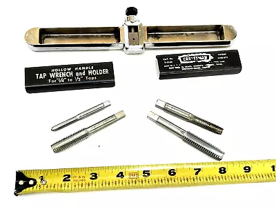 Vintage Craftsman 9-5234 Tap Wrench And Holder For 1/4” To 1/2” Taps Used • $46.99