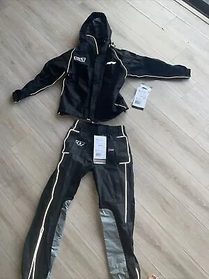 Womens Frog Toggs Rain Suit Motorcycle Medium Jacket And Pants • $50