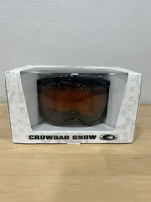 Brand New In Box - Rare - Oakley Crowbar Snow Ski Goggles Jet Black • $59.99