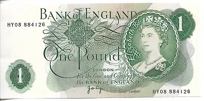 1 Pound Page   Uncirculated  Hy08 884126 • £4.50