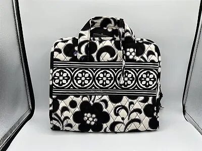 Vera Bradley Make-up Travel Folding/hanging Organizer Black White Paisley • $18