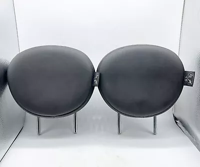 07-13 Mini Cooper Coupe Hardtop REAR Headrest Set Black Leather Head Rest OEM • $119.99