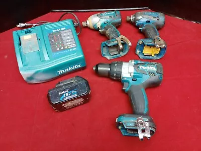 Makita Cordless 18V Tool Lot - Drill Drill Driver Battery And Charger • $72.50