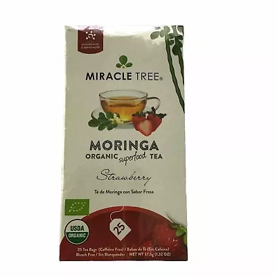 Organic Moringa Tea Strawberry Antioxidants And Amino-Acids • $9.89