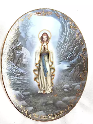 Bradford Exchange Our Lady Of Lourdes Visions Of Our Lady Collectors Plate 1994 • $25