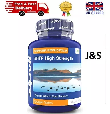 5HTP High Strength 750Mg Natural Griffonia Seed Extract 5-HTP 90 Tablets. • £14.49