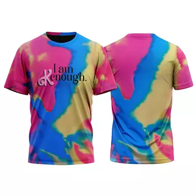 I Am Kenough Barbie Movie Costume Couple T-Shirt Top Unisex Men Tee Shirt Blouse • £9.39