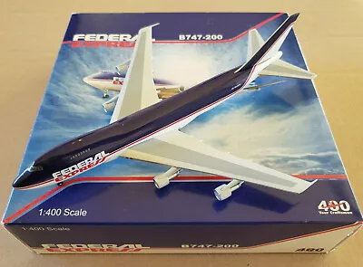 1:400 Boeing 747-200 Federal Express FedEx N633FE AeroClassics / Your Craftsman • $129.99