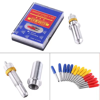 15pcs 30°/45°/60° Degree For Roland Cutting Plotter Vinyl Cutter Blade+Holder-'h • $8.39