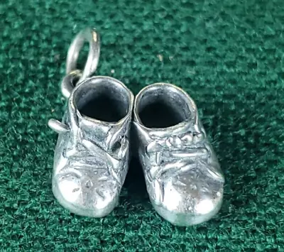 James Avery Boy's Baby Shoes Charm Sterling Silver Booties • $15