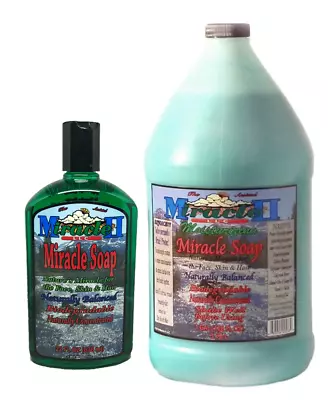 Miracle II Moisturizing Soap Gallon & Bonus 22oz Regular Soap • $88.95