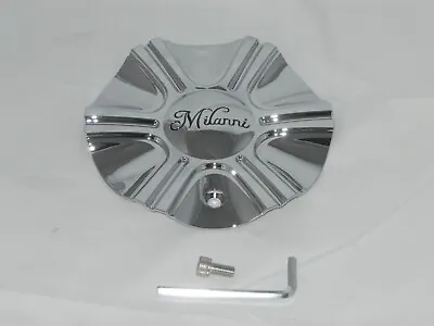 Milanni 452 Stellar Chrome Wheel Rim Center Cap V452-CAP LG0909-24 With Screw • $99.99