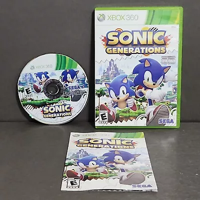Sonic Generations Xbox 360 CIB Free Shipping Same Day • $17.88