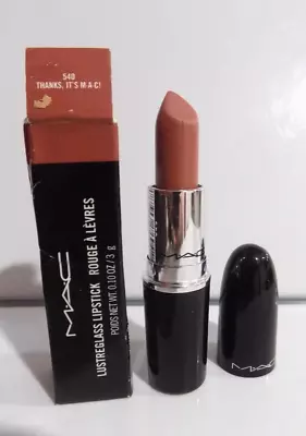 AUTHENTIC!~MAC Lustreglass Lipstick 540 Thanks It’s MAC! Full Size • $18.50