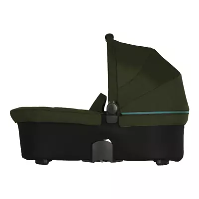 Silver Cross Micralite Carrycot For TwoFold SmartFold Pram - Carbon - Evergreen • £99.99