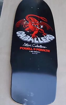 2007 Powell Peralta Steve Caballero Dragon Reissue Skateboard Deck NEW Black • $450