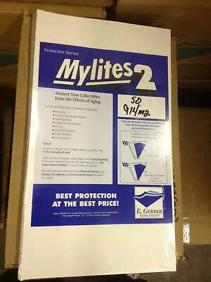  100 E. Gerber Mylites 2 Mil Mylar Legal CGC Comics 914M2 Factory Sealed • $135.99