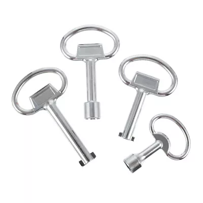 £6.16 • Buy 4pcs Triangle Key Triangular Key Triangle Meter Box Key Gas Meter Box Alloy