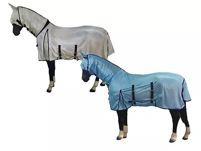 £29.99 • Buy Horse Combo Fly Rug With Free Mask Full Neck Lightweight Pony Protective Sheet