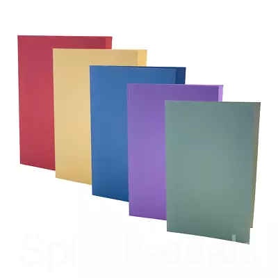 50 X Guildhall Square Cut Folders Foolscap A4 - Quality 250gsm Document Files • £8.99