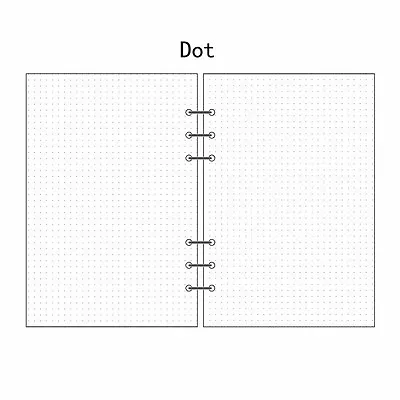 £3.56 • Buy A5/A6/A7 Dot Planner Diary Insert Refill Schedule Organiser 45 Sheets Note Paper