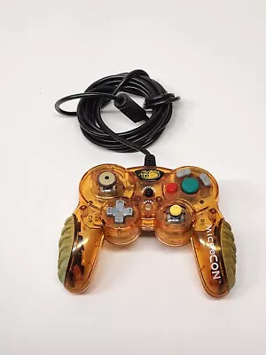 MadCatz MicroCon Macro Button 5636 Nintendo GameCube Controller Clear Orange Wii • $16