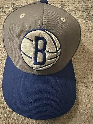Brooklyn Nets  Mitchell & Ness  Snapback Adjustable Hat Dodgers Gry/blue • $0.99