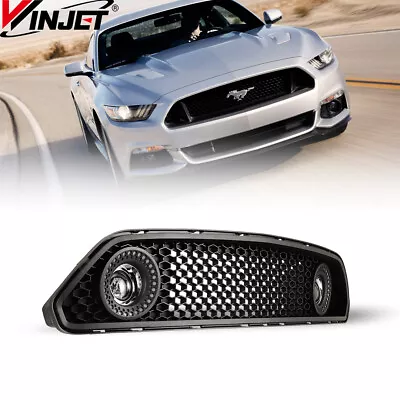 2015-2017 For Ford Mustang W/Fog Lights Ring DRL LED Upper Grille Front Lamps • $229.99