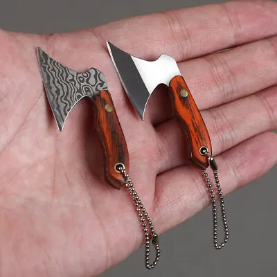 Mini Knife Survival Knife EDC Keychain Outdoor Axe Pocket Knife Cutting Tool • $2.67