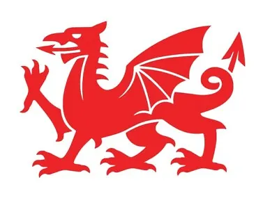 £1.49 • Buy Welsh Dragon Car Bumper Boot Door Vinyl Decal Sticker Flag Of Wales Cymru