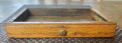 Antique Oak Machinist Tool Chest Replacement Drawer W/Knob 1.5” Tall • $15