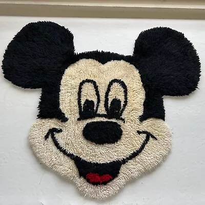 DISNEY MICKEY MOUSE Face Decorative Accent Rug Mat ~27 X~30  • $27.59