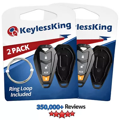 2 Fits New Shell Case Dei Viper 4 Button Keyless Remote Key Fob EZSDEI7141 • $9.95