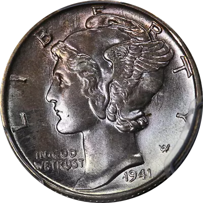 1941-S Mercury Dime PCGS MS66 FB Superb Eye Appeal Strong Strike • $106