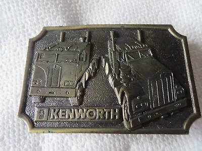Vintage 1977 Kenworth Truck Belt Buckle • $18